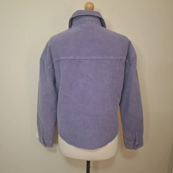 Pacsun corduroy raw hem  quilted lining jacket SZ S NWOT - Picture 4 of 7